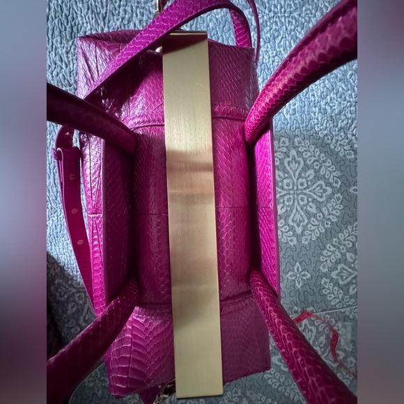 Brian Atwood Bags | Brian Atwood Genuine Snakeskin Bag Color: Magenta - Picture 7 of 15